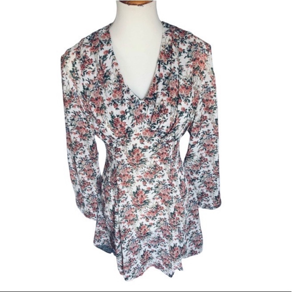 Vintage Dawn Joy Fashions Floral/Rose Dress